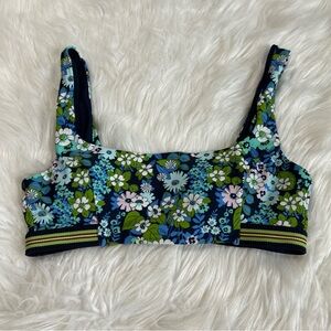 Aerie Floral Print Women's bikini top fits S best